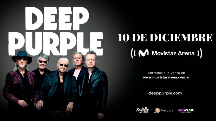 Deep Purple vuelve a la Argentina: arrancó la venta de entradas