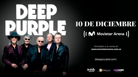 Deep Purple vuelve a la Argentina: arrancó la venta de entradas
