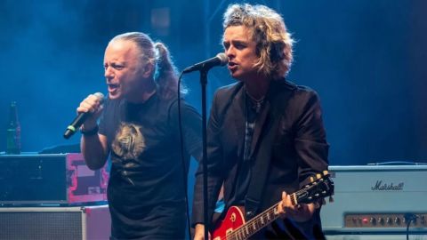 Billie Joe Armstrong + Bruce Dickinson = David Bowie