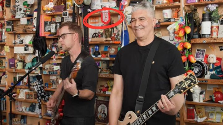 Revuelo por un pequeño detalle en el Tiny Desk de Foo Fighters