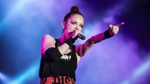 Shirley Manson frena una pelea a pura puteada
