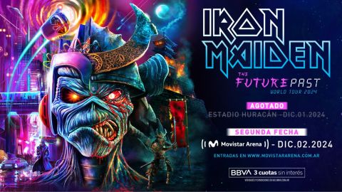 Iron Maiden agregó una segunda fecha en Argentina